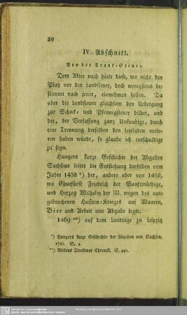 IV. Abschnitt. Von der Trank-Steuer