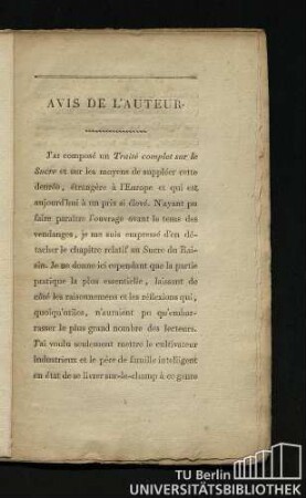 Avis de l'auteur