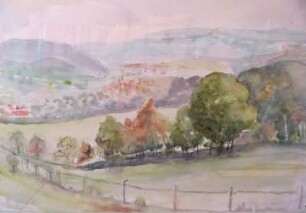 Dorf im Tal