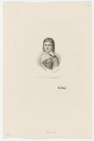 Bildnis des Louis Cles. Dauphin