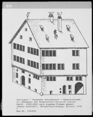 Wohnhaus Schickardt, Kanzleistraße 17