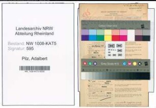 Entnazifizierung Adalbert Pilz , geb. 19.07.1914 (Kaufm.Angestellter)