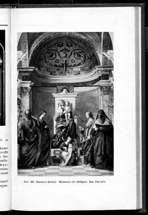 Abb. 120. Giovanni Bellini: Madonna mit Heiligen. San Zaccaria
