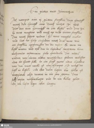 Bl. 172. Ein gutten mett zumachen.