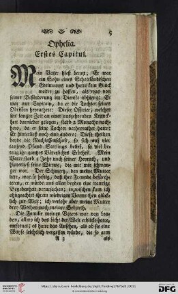 [Erstes Capitul - Dreyßigstes Capitl]