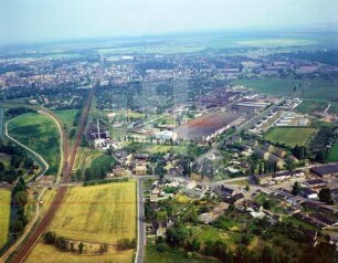 Ziehwerk Delitzsch : Blickrichtung Norden