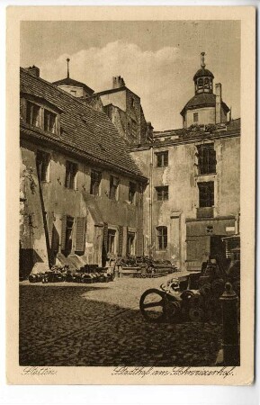 Stettin. Stadthof am Schweizerhof