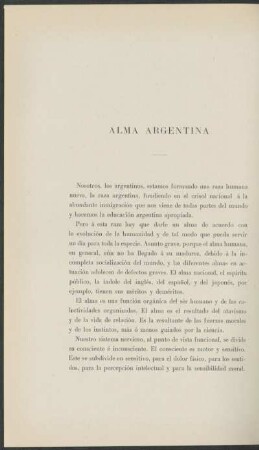 Alma argentina