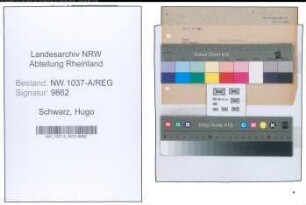Entnazifizierung Hugo Schwarz , geb. 00.00.0000 ()