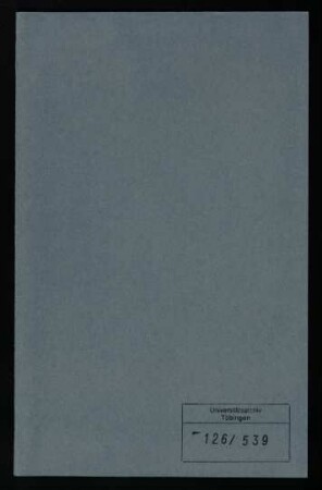 Paul Riessler (1865-1935). Personalakte des Lehrkörpers : Akte betreffend Paul Riessler, ordentlicher Professor für alttestamentliche Exegese