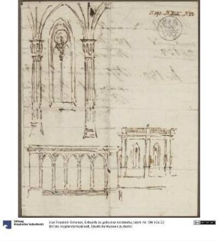 Entwürfe zu gotischer Architektur