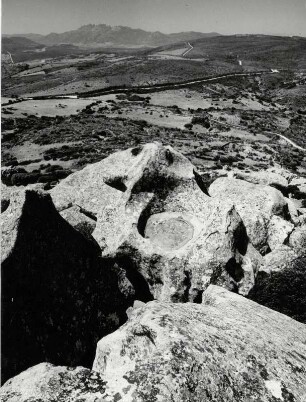 Blick ins Landesinnere von Sardinien