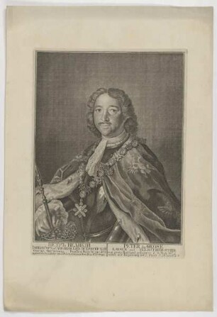 Bildnis des Peter I., Zar von Russland