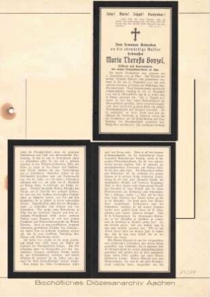 Schwester Maria Theresia Bonzel