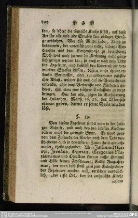 §. 59. Vom Fegefeuer