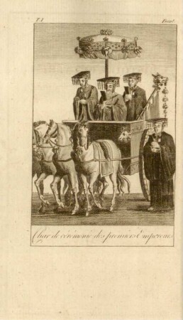 Char de cérémonie des premiers Empereurs