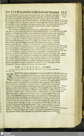 Das CCLXXXV. Capitel