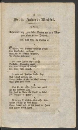 Beym Jahres-Wechsel.