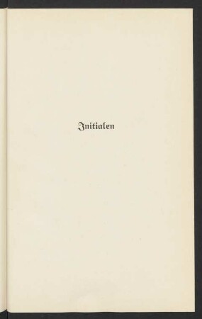 Initialen