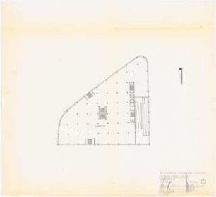 Kaufhaus, Hamburg-Altona: Grundriss 1.OG 1:500