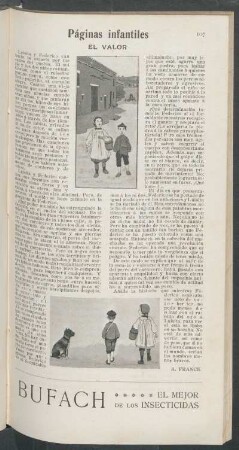 El valor : Páginas infantiles
