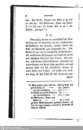 § 13. Ebenmäßig beruhet die wirthschaftliche Eintheilung