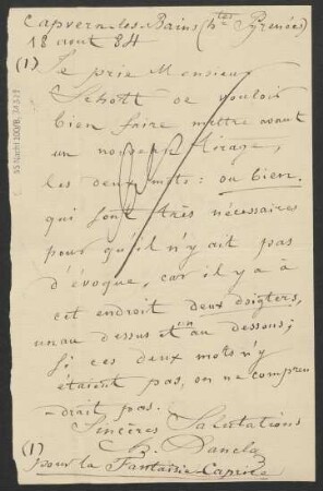 Brief an B. Schott's Söhne : 18.08.1884