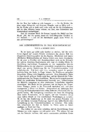 Die Leibeserziehung in der Mädchenschule