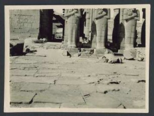 Königsbilder hier aus dem Ramseum Tempel
