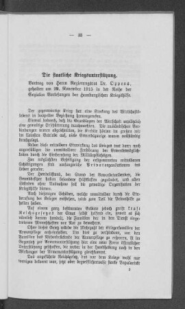 Die staatliche Kriegsunterstützung.