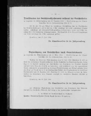 Beglaubigung von Unterschriften durch Gemeindebeamte