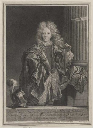 Bildnis des Jean Francois Paul de Bonne de Crequi, duc de Lesdiguieres