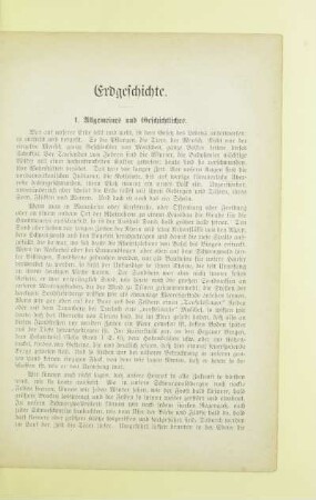 Erdgeschichte