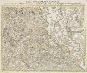 Grand Atlas . Bl. 36 (Niederschlesien...): Contenant une Partie de la Silesie inferieure savoir les Principautes d'Oels de Wratislau de Iauer et d'Oppeln et et