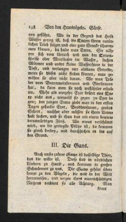 138-141, III. Die Gans