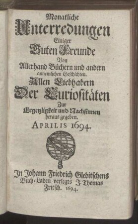 Aprilis 1694.