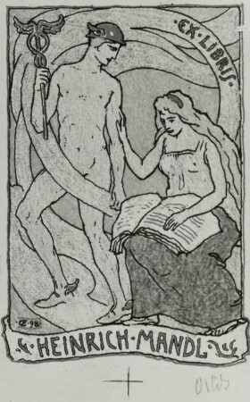 Exlibris "Heinrich Mandl"