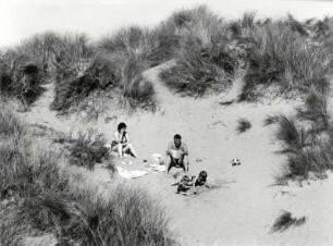 In den Dünen des Rossbeigh Strands