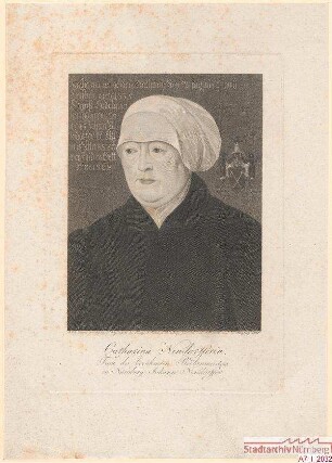 Catharina Neudörffer, Frau des berühmten Rechenmeisters Johann Neudörffer; gest. 1568