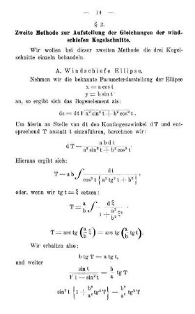 A. Windschiefe Ellipse