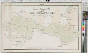 Lippborg (Lippetal), Teilung der Gemeinheiten Oskerholz und Wiesental, Brouillonkarte