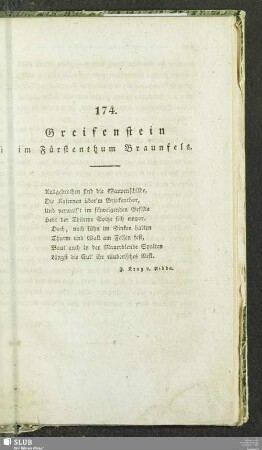 174. Greifenstein im Fürstenthum Braunfels