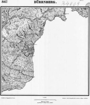 867 Dürrnberg [Topographische Karte von Bayern 1:25.000 (Positionsblätter)]