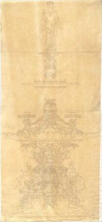 Zocher, Ernst; Architektonische Entwürfe - Ansicht