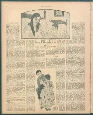 El pillete : Relato de antaño