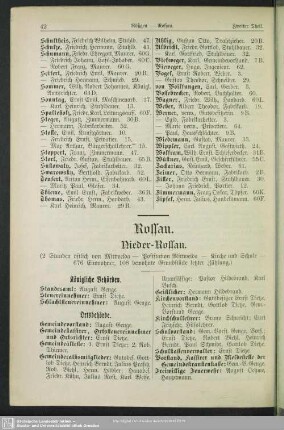 Rossau (Ober-Rossau; Nieder-Rossau)