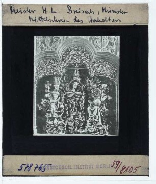 Meister HL, Hochaltarretabel des Breisacher Münsters : Mittelschrein