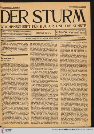 Nr. 5 (März 1910)