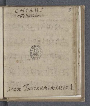 Vox Instrumentalis 1.