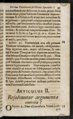 45-69, Articulus III